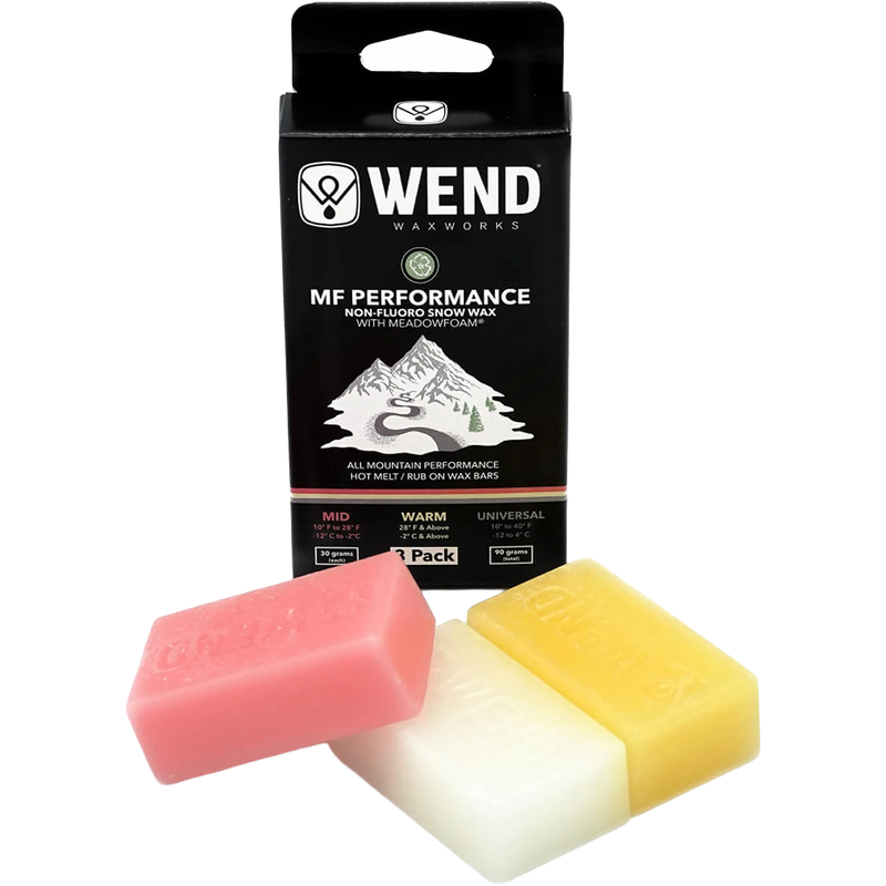 Wend MF 90g - Kit Mid/Warm/Universal three pack with bars out of package