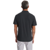 Vuori Men's Strato Tech Polo in Charcoal Heather on model back