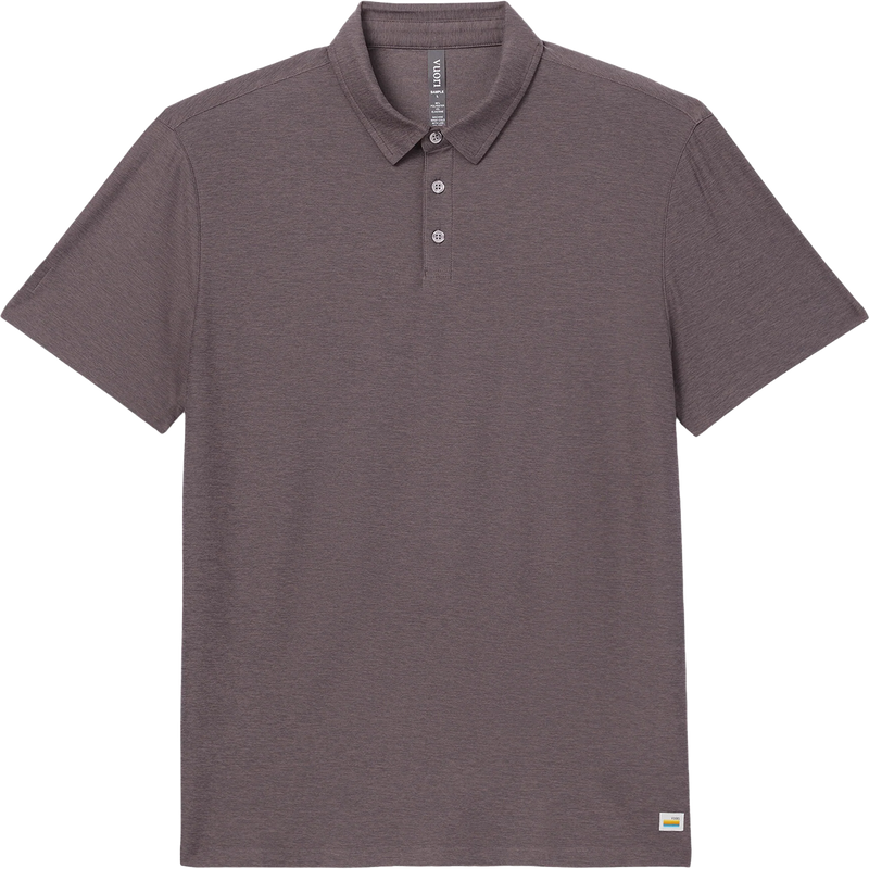 Vuori Men's Strato Tech Polo in HHB Huckleberry Heather