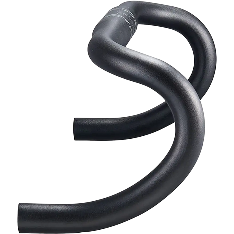 Comp Curve Drop Handlebar 31.8mm 42cm BB Black, Ritchey Comp Curve Drop Handlebar 31.8mm 42cm BB Black right side profile