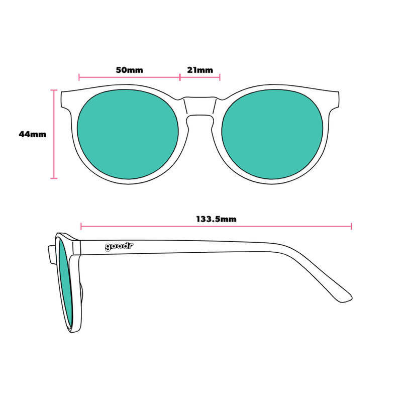 Circle G, Goodr CIRCLE G frame specs