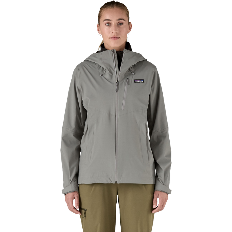 Women's Granite Crest Jacket, Patagonia Women's Granite Crest Rain Jacket front on model