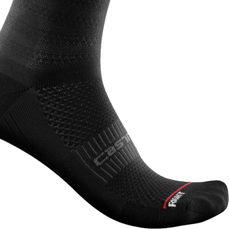 Women's Rosso Corsa 11 Sock, Castelli Women's Rosso Corsa 11 Sock toe