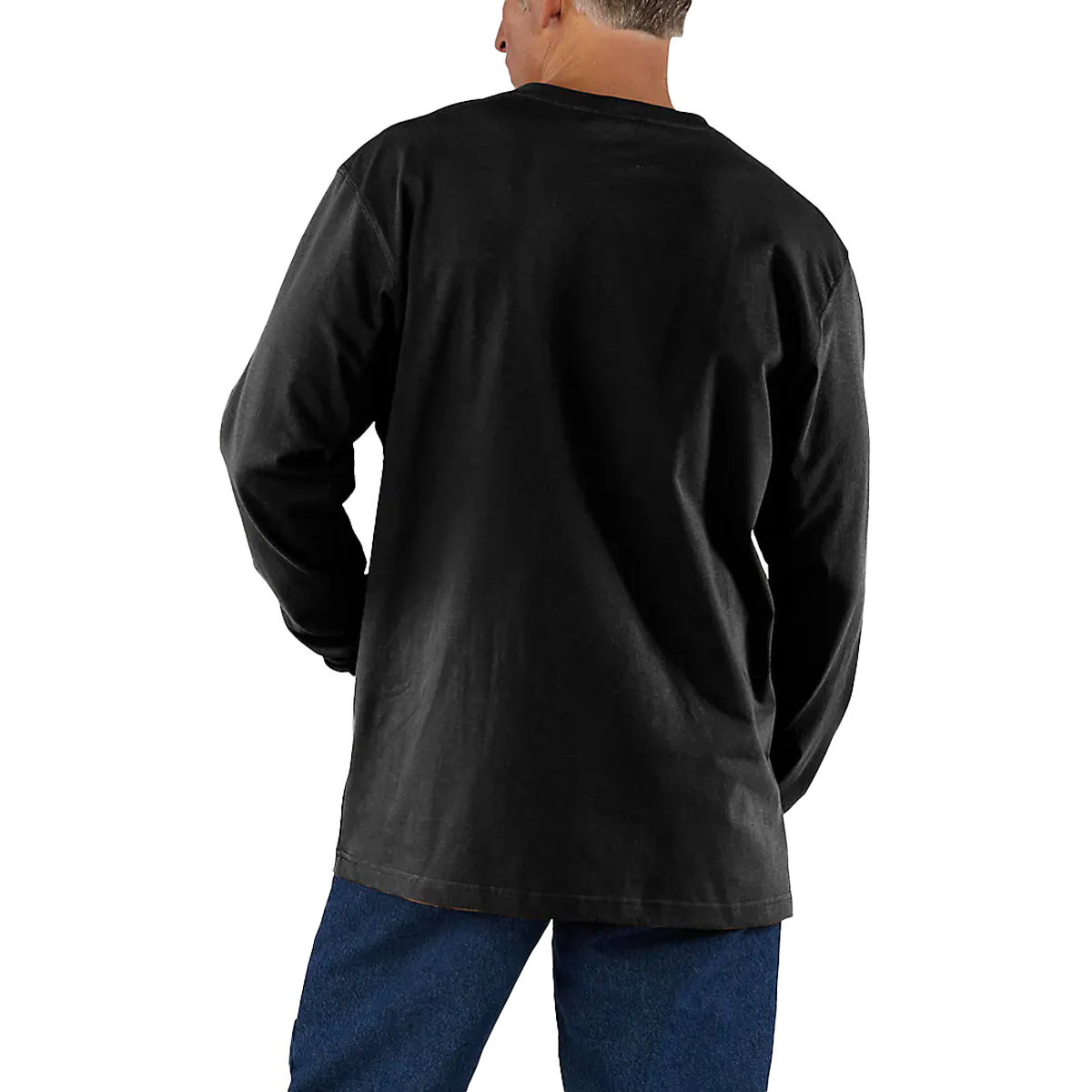 Men's Loose Fit Heavyweight Long Sleeve Pocket T-Shirt alternate view