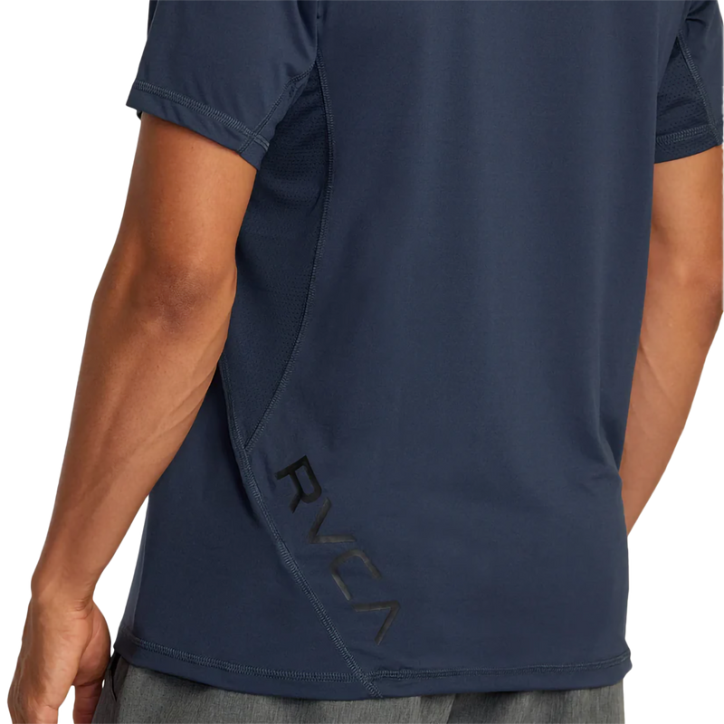 Men's Sport Vent Tee, RVCA Men's Sport Vent Tee Indigo back