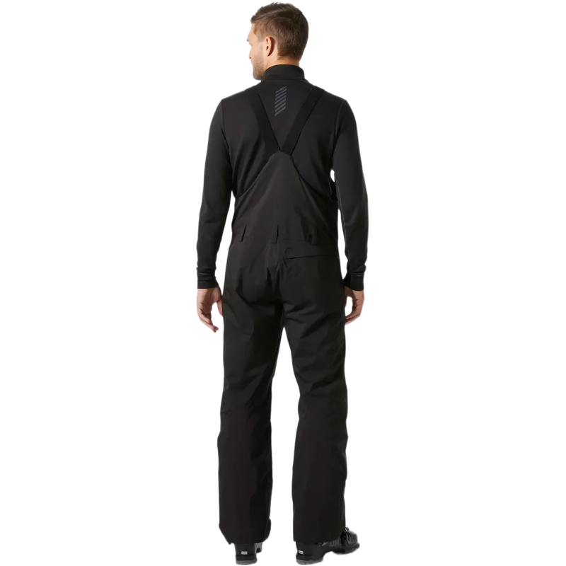 Men's Legendary Insulated Bib Pant, Helly Hansen Men's Legendary Insulated Bib Pant in 990 Black back
