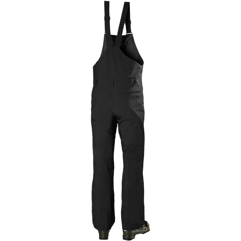 Men's Legendary Insulated Bib Pant, Helly Hansen Men's Legendary Insulated Bib Pant in 990 Black back