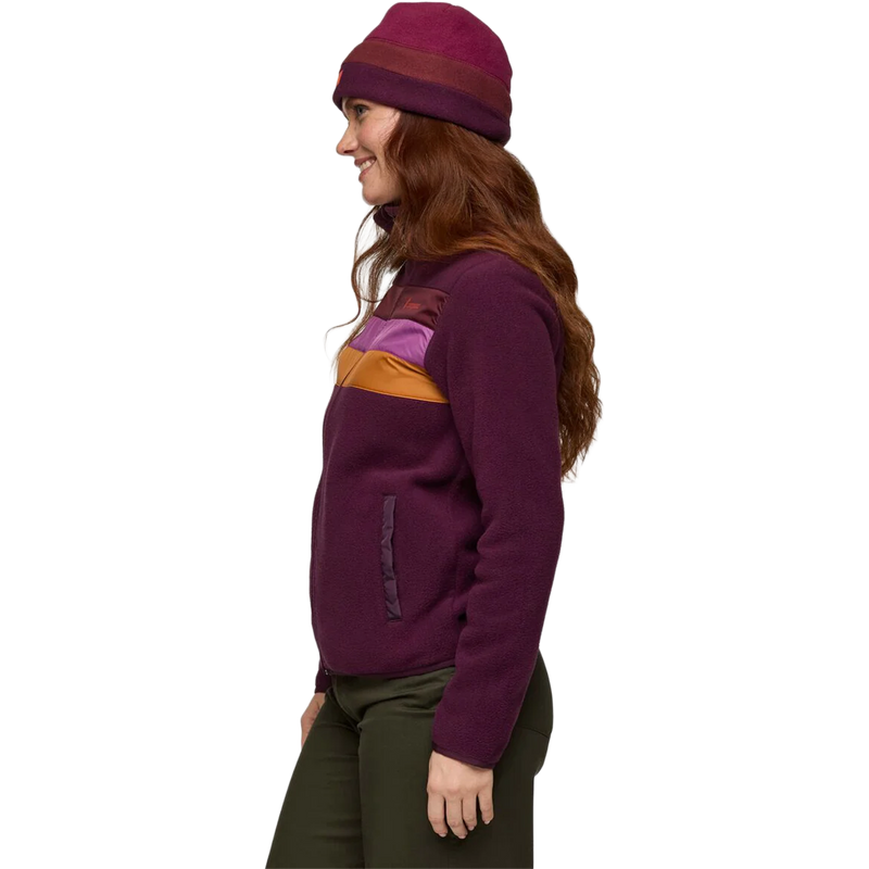Women's Teca Fleece Full-Zip Jacket, Cotopaxi Women's Teca Fleece Full-Zip Jacket in STCYN-Slot Canyon left