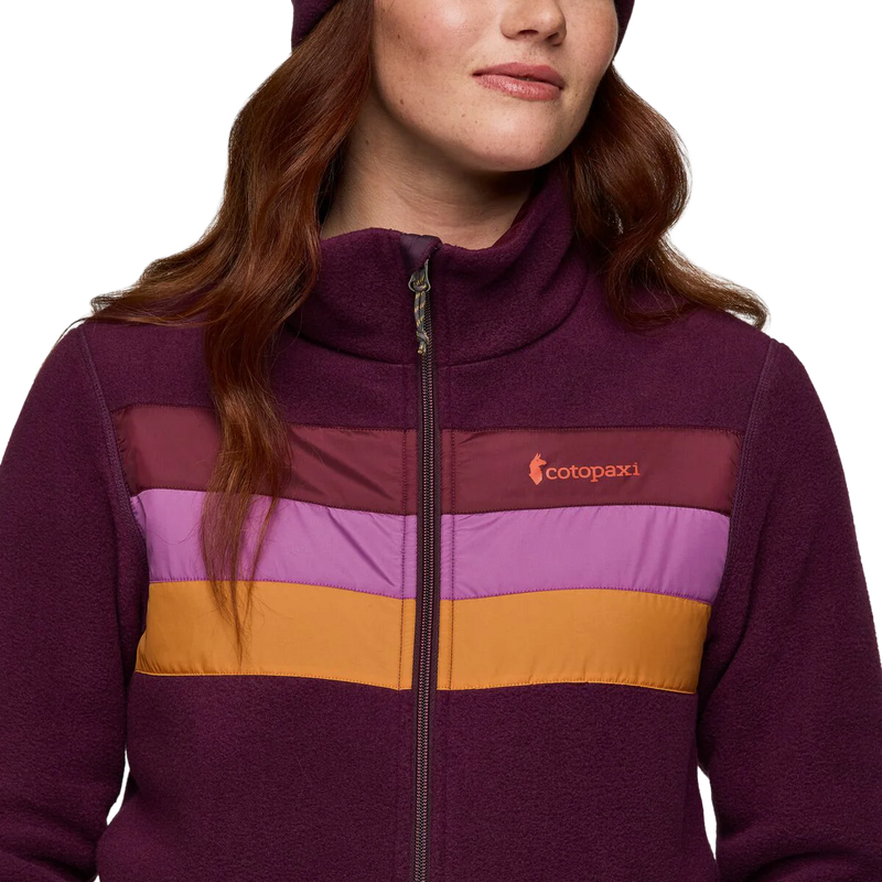 Women's Teca Fleece Full-Zip Jacket, Cotopaxi Women's Teca Fleece Full-Zip Jacket in STCYN-Slot Canyon front