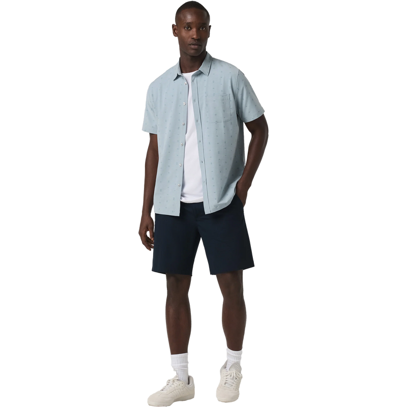 Men's Short Sleeve Bridge Button Down, Vuori Men's Short Sleeve Bridge Button Down Full View