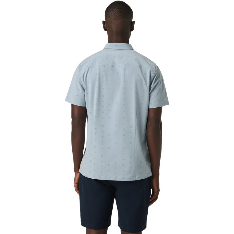 Men's Short Sleeve Bridge Button Down, Vuori Men's Short Sleeve Bridge Button Down Back