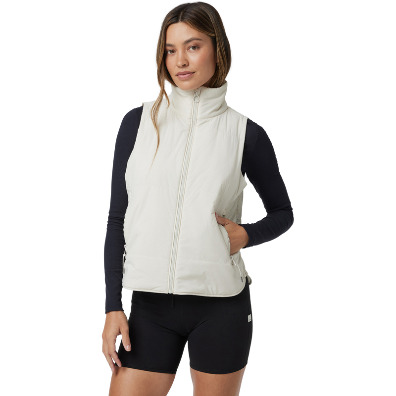 Women's Canyon Insulated Vest, Vuori Women's Canyon Insulated Vest front on model