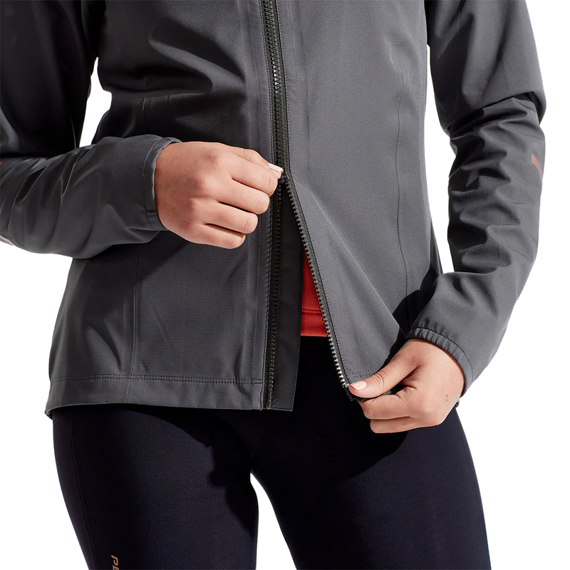 Women's Attack WxB Jacket, Pearl Izumi Women's Attack WxB Jacket in HD4-Urban Sage bottom zipper