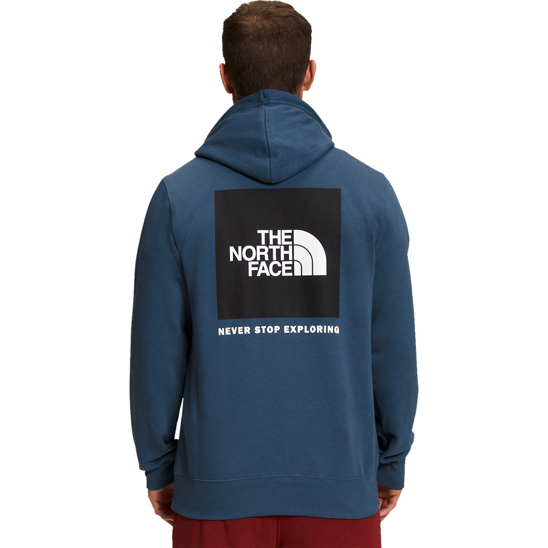 The North Face Men's Box NSE Pullover Hoodie in Shady Blue