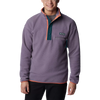 Columbia Men's Helvetia Half Snap Fleece Purple/Night/Peach