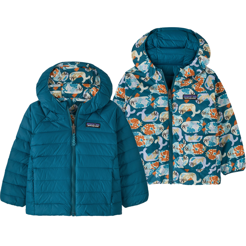Youth Baby Reversible Down Sweater Hoody, Featured Image