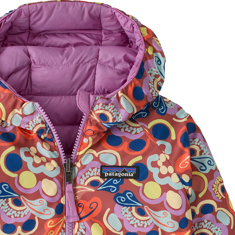 Youth Baby Reversible Down Sweater Hoody, Patagonia Youth Baby Reversible Down Sweater Hoody hood reversed