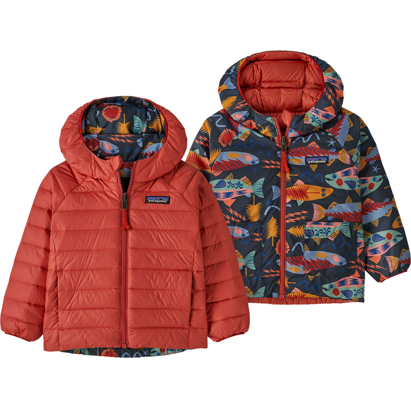 Youth Baby Reversible Down Sweater Hoody, Featured Image