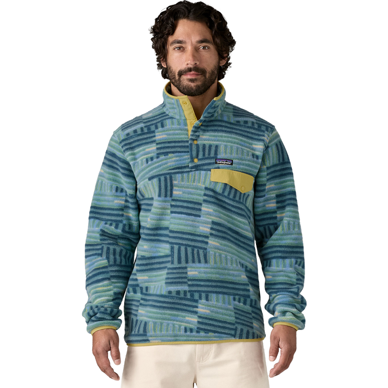 Men's Lightweight Synchilla Snap-T Fleece Pullover, Patagonia Men's Lightweight Synchilla Snap-T Fleece front