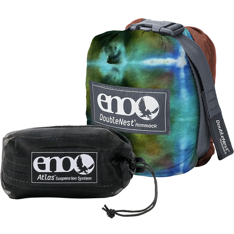 DoubleNest Print Hammock, Eagles Nest Outfitters DoubleNest Print Hammock carry sack