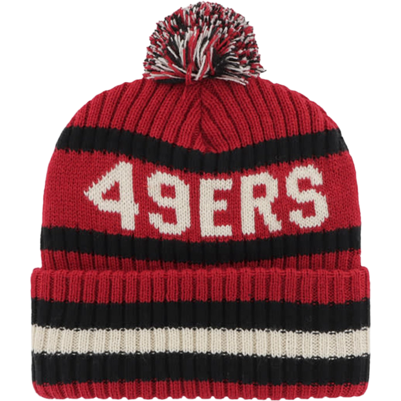 49ers Bering 47 Cuff Knit, 47 Brand SAN FRANCISCO 49ERS BERING '47 CUFF KNIT back