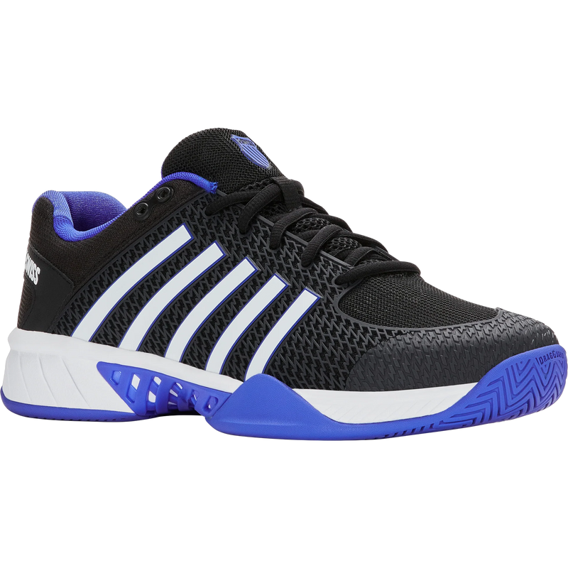 Men's Express Light Pickleball, K-Swiss Men's Express Light Pickleball in 072-Black/White/Blue front left