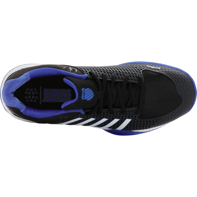 Men's Express Light Pickleball, K-Swiss Men's Express Light Pickleball in 072-Black/White/Blue top