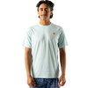Rabbit Men's EZ Tee Perf Ice Short Sleeve in 410 Blue Glow