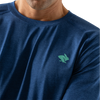 Rabbit Men's EZ Tee Long Sleeve in True Navy front branding