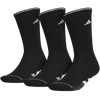 Adidas Men's Cushioned II Crew 3-Pack Black/White