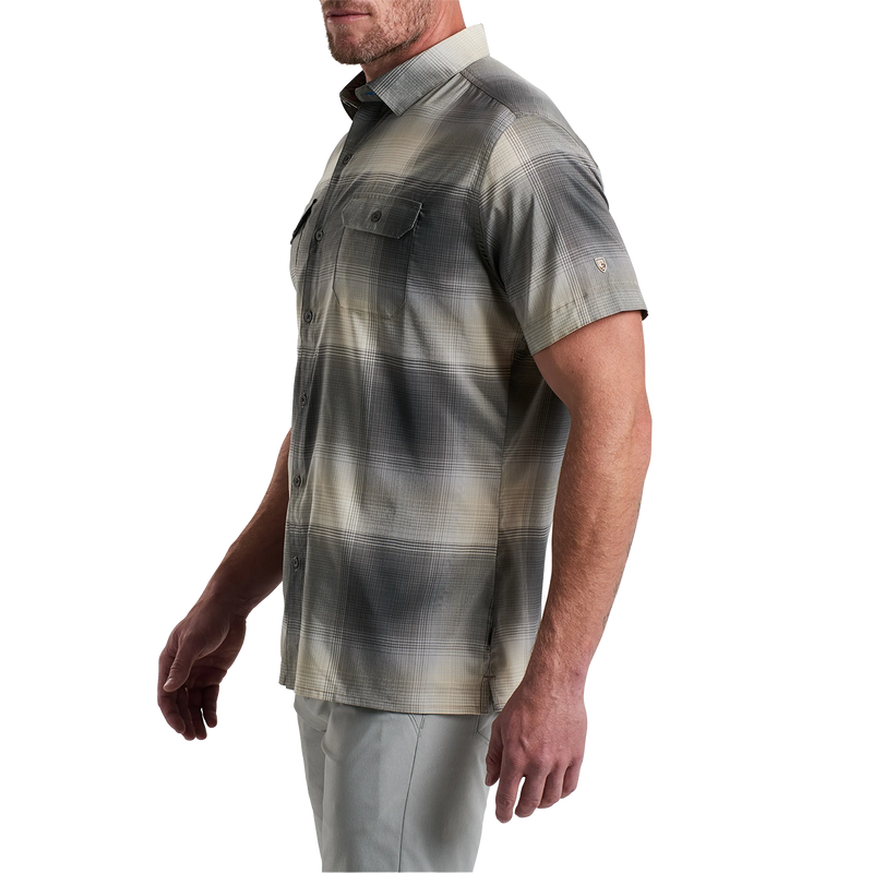Men's Stretch Response Short Sleeve, Kuhl Stretch Response Short Sleeve in Ashwood left side
