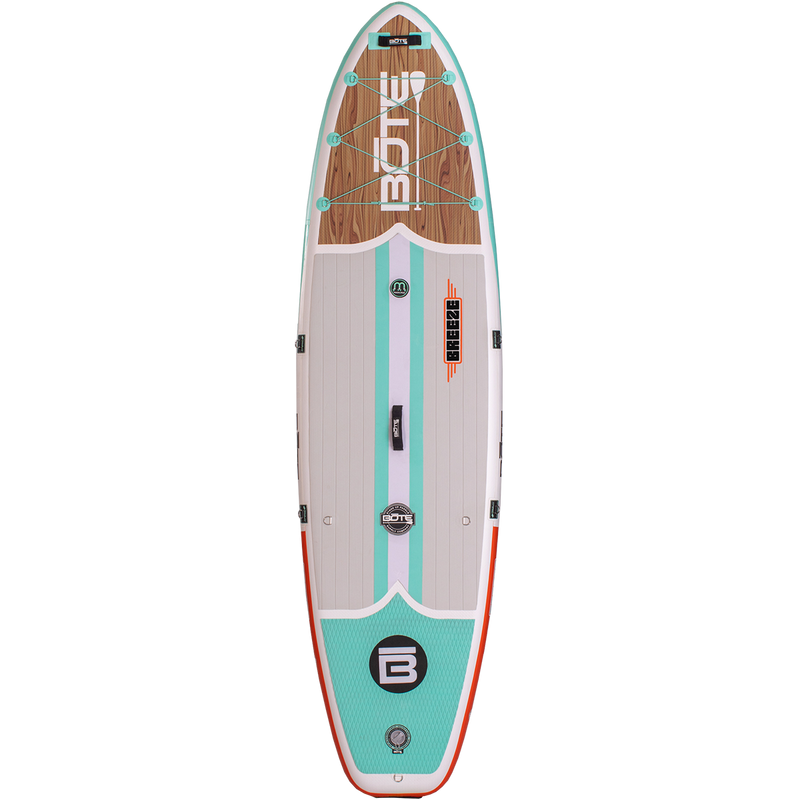 Breeze Aero Classic 11'6 Inflatable Paddle Board, Bote Breeze Aero Classic 10'8'' Inflatable Paddle Board deck