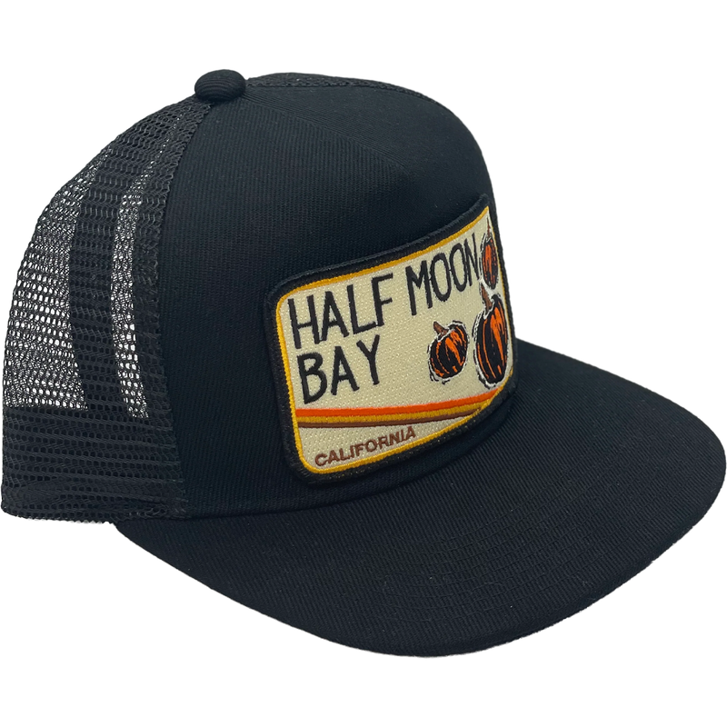 Men's Half Moon Bay Trucker, Bart Bridge Half Moon Bay Pocket Hat 3/4 view 2