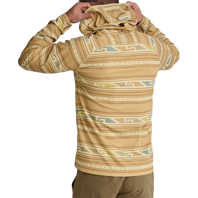 Men's Loggerhead Hoodie, Howler Brothers Men's Loggerhead Hoodie in TEM-Temple Tracks/Camel back