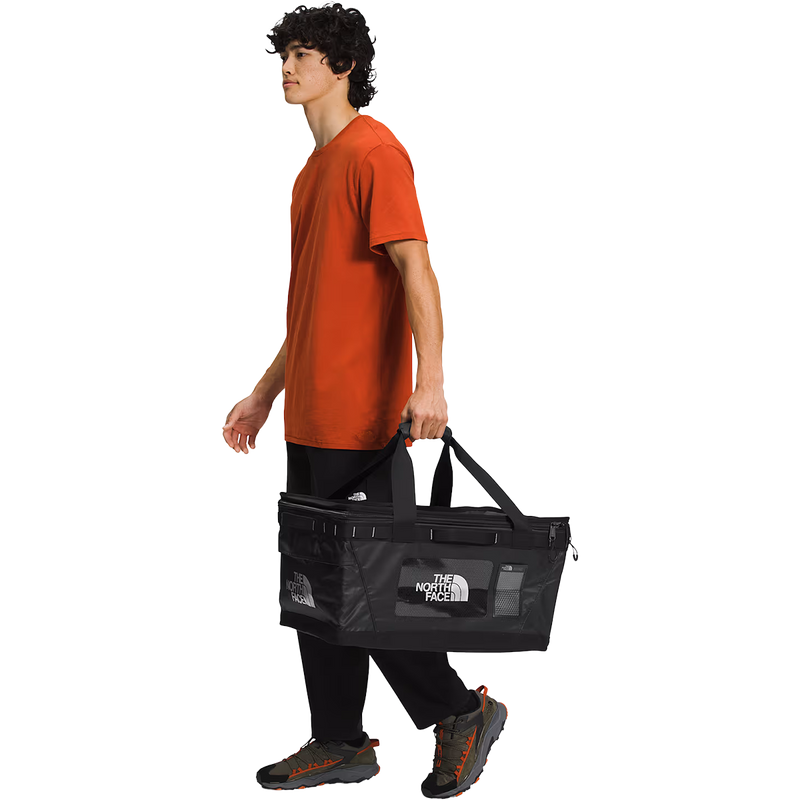 Base Camp Gear Box - Medium, The North Face Base Camp Gear Box - Medium in 4HF-TNF Black/TNF Black-NPF with model
