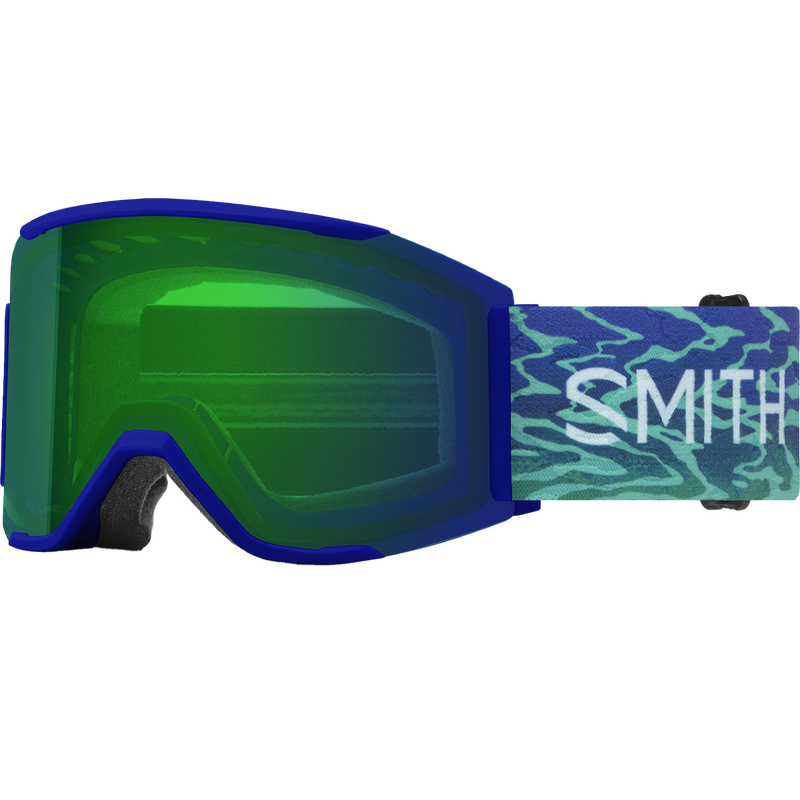 Smith Sport Optics Squad MAG in Lapis Brain Waves + CP Everyday Green Mirror and Low Light