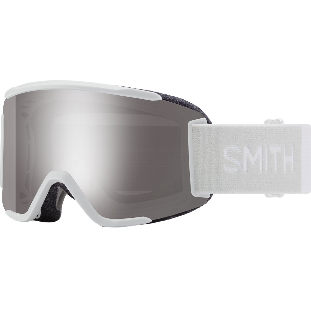 Smith Sport Optics Squad S in White Vapor + CP Sun Platinum Mirror