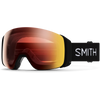 Smith Sport Optics 4D MAG Low Bridge Fit in Black + CP Pro Photo Red Mirror and CP Low Light Lens front left