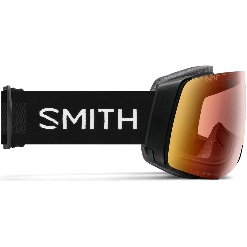 Smith Sport Optics 4D MAG Low Bridge Fit in Black + CP Pro Photo Red Mirror and CP Low Light Lens right profile