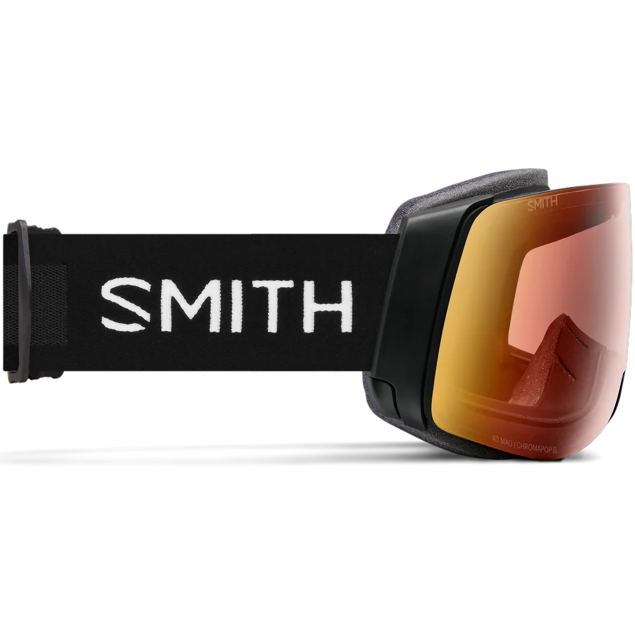 Smith Sport Optics 4D MAG Low Bridge Fit in Black + CP Pro Photo Red Mirror and CP Low Light Lens right profile