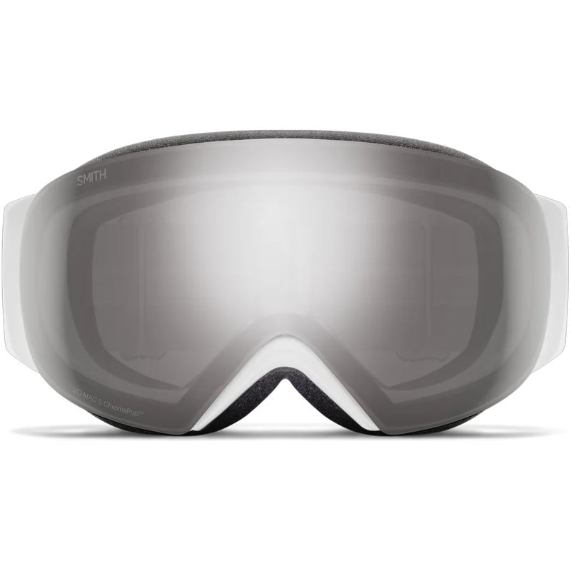 White Chunky Knit + CP Sun Platinum Mirror and CP Low Light Lens front