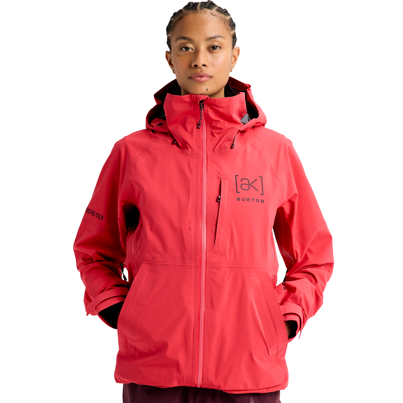 Burton Women's [ak] Kimmy Gore-Tex 3L Stretch Jacket front on model