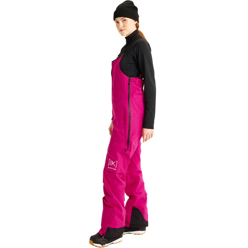Women's AK Kimmy Gore-Tex 2L Bib Pants, Burton Women's AK Kimmy Gore-Tex 2L Bib Pants in 69P-Very Berry left