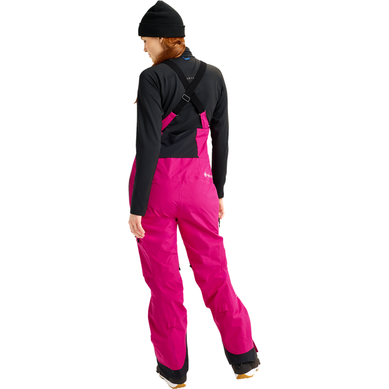 Women's AK Kimmy Gore-Tex 2L Bib Pants, Burton Women's AK Kimmy Gore-Tex 2L Bib Pants in 69P-Very Berry back
