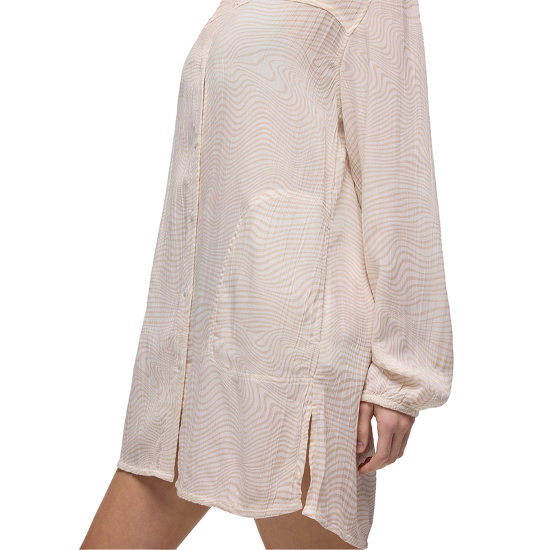 Women's Fernie Shirt, Prana Women's Fernie Shirt in 101-Soft White Wave left