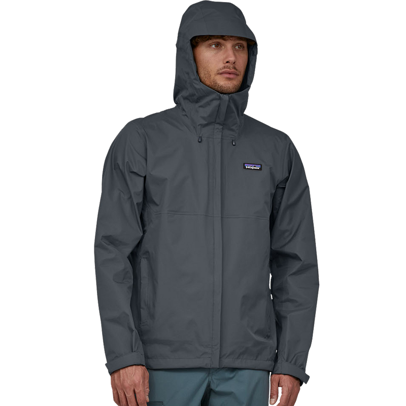 Men's Torrentshell 3L Jacket, Patagonia Men's Torrentshell 3L Jacket front hood up
