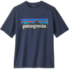 Patagonia Youth Capilene Silkweight T-Shirt in P-6 Logo/New Navy