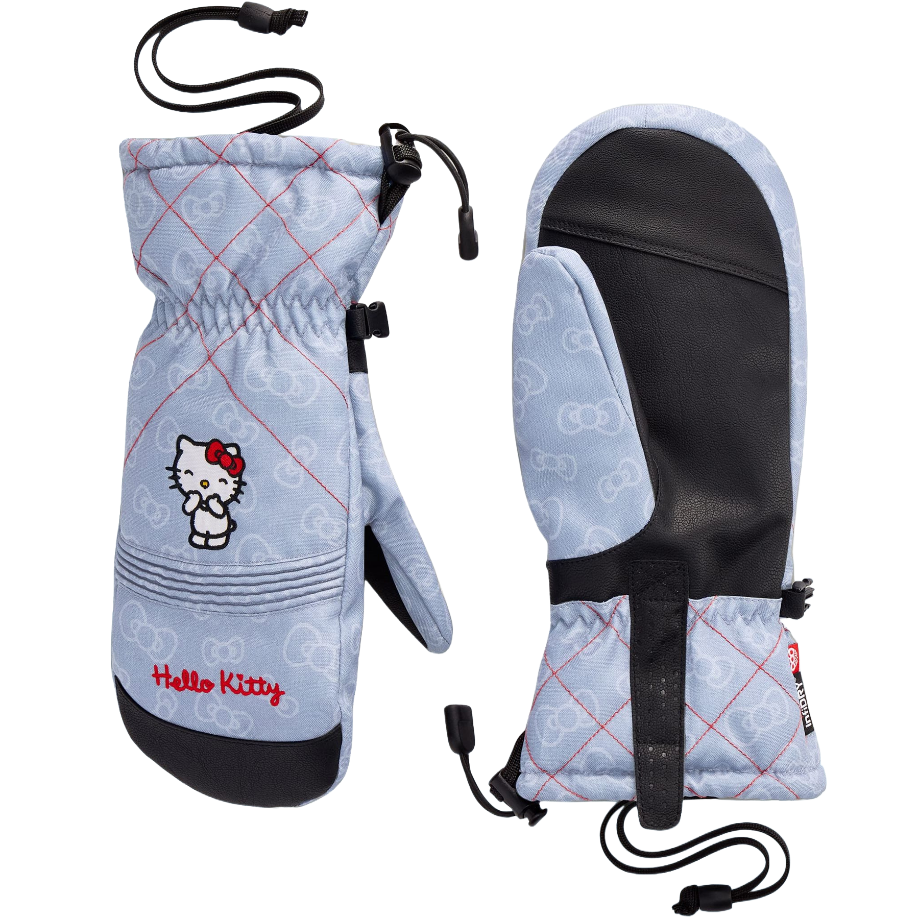 686 Women's Jubilee Hello Kitty Mitt in Hello Kitty Denim