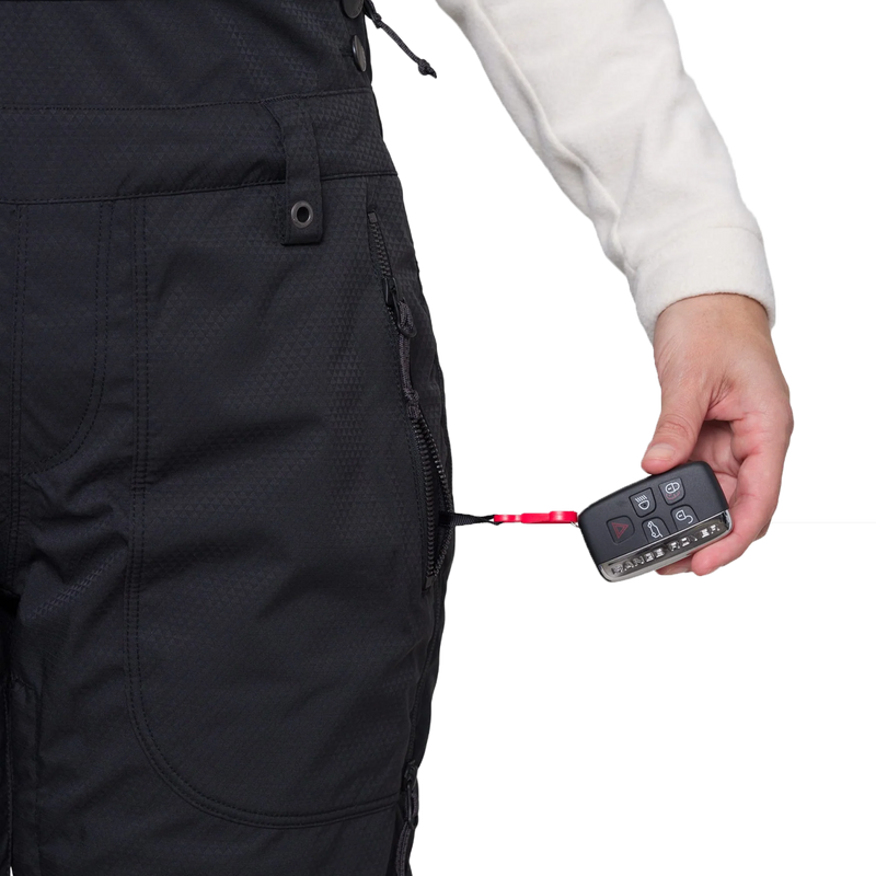 Women's Black Magic Insulated Bib, 686 Women's Black Magic Insulated Bib key clip