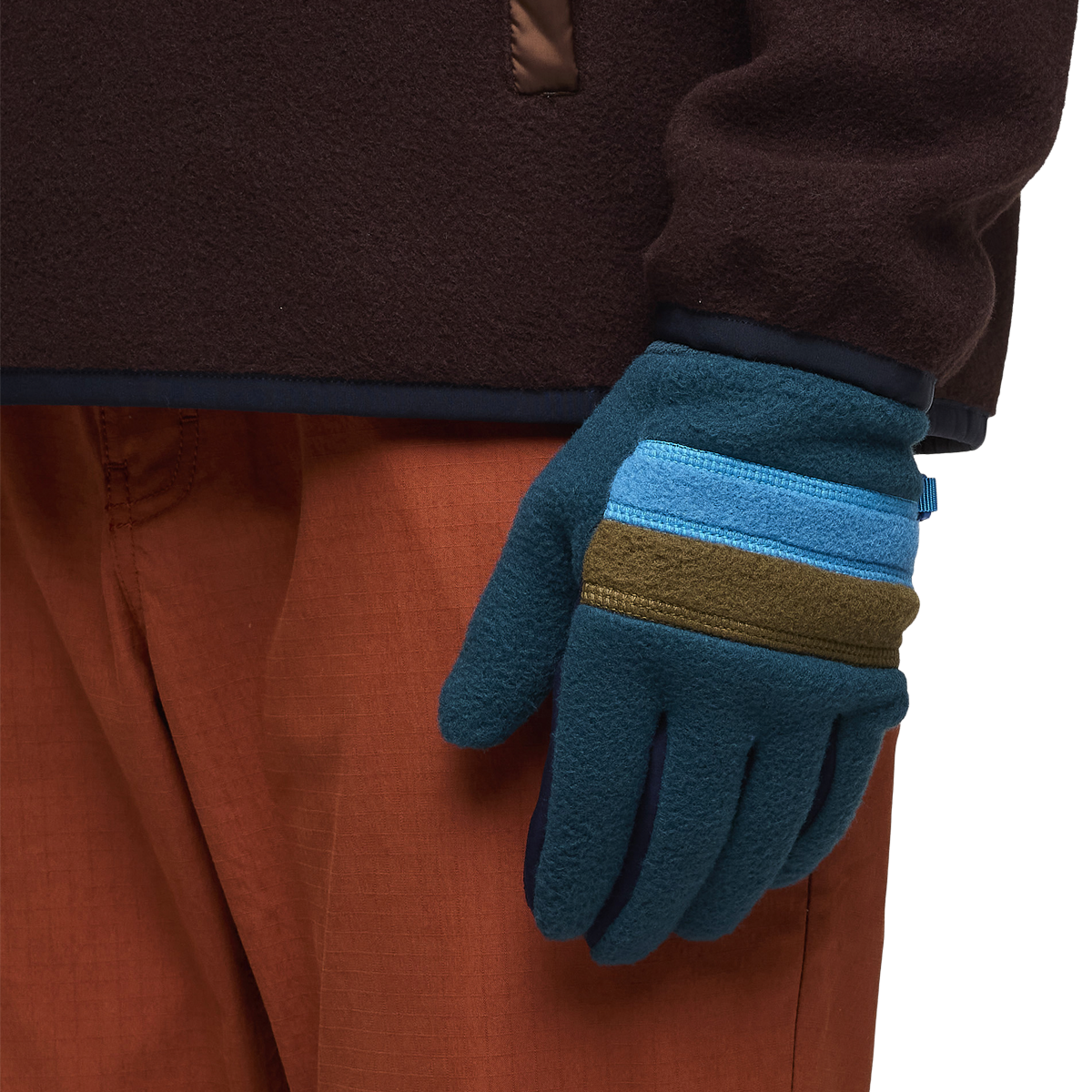 Men's Teca Fleece Full Finger Gloves alternate view
